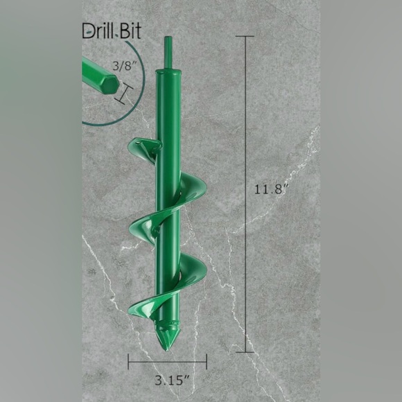 🆕Garden Auger Metal Drill Bit - Picture 3 of 12